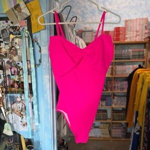 Vibrant Pink One-Piece Swimsuit